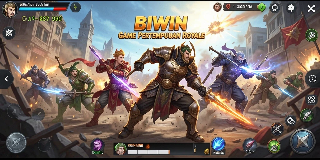 Tampilkan aksi seru dari permainan Battle Royale BIWIN