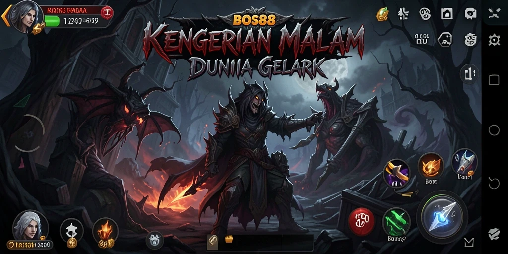 Screenshot gameplay BOS88 menampilkan kengerian dan ketegangan.