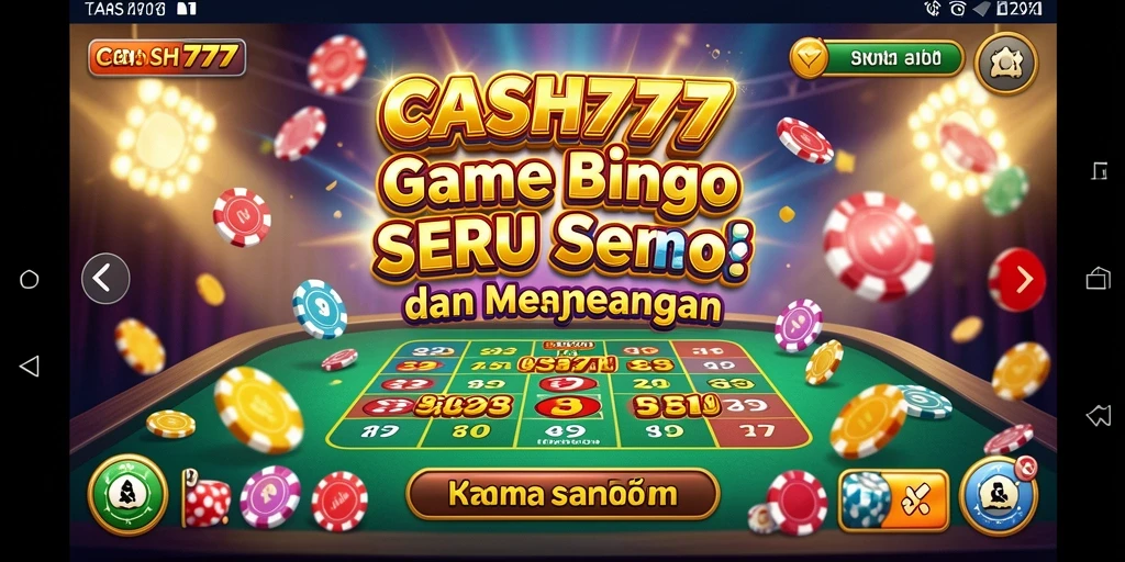 Tampilan gameplay seru dalam CASH777 dengan berbagai pilihan bingo.