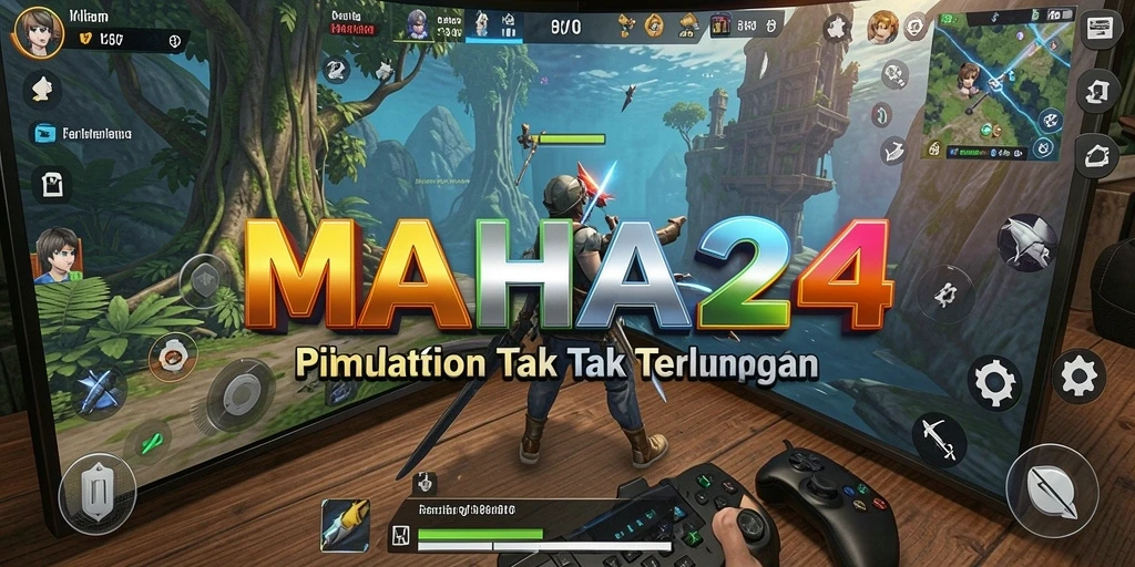 Screenshot game MAHA24 menampilkan aktivitas simulasi yang menarik dan interaktif.