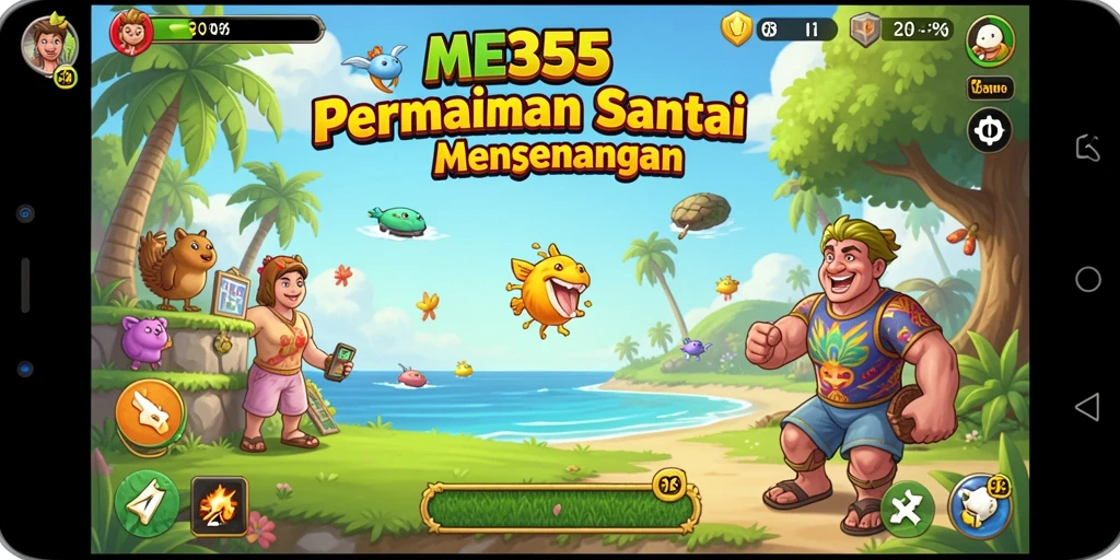 Tampilan gameplay ME355 yang menyeronokkan dan menarik.