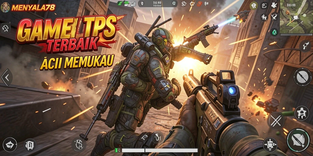 Tampilan gameplay mendebarkan di MENYALA78 dengan aksi TPS yang seru.