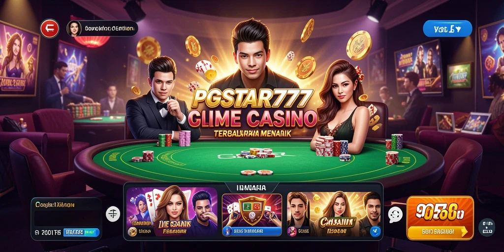 Tampilan menarik dari gameplay Live Casino di PGSTAR777.