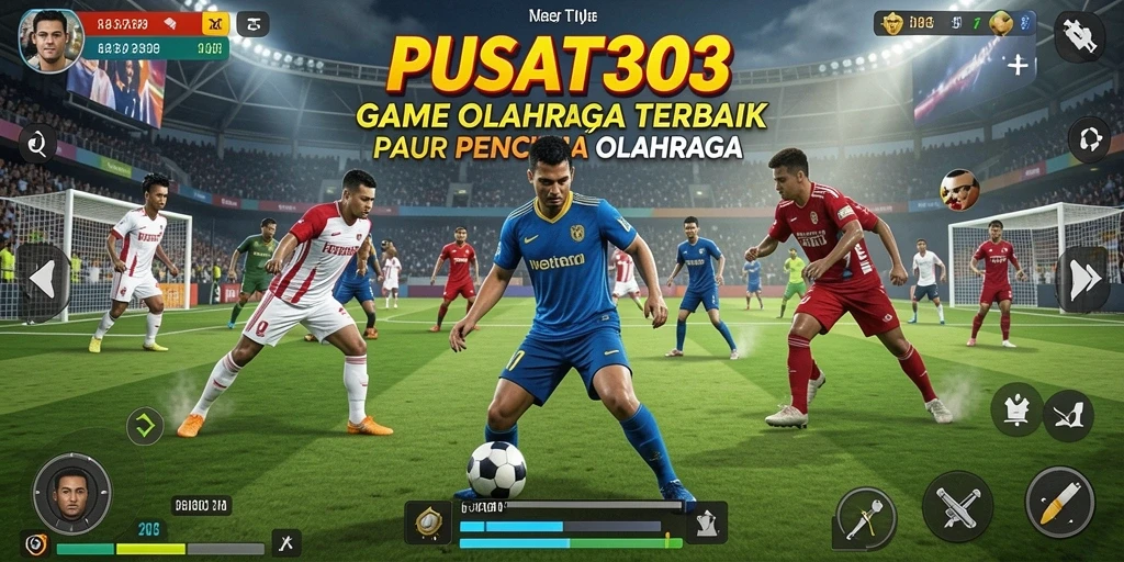 Screenshot menampilkan gameplay seru PUSAT303 dalam pertandingan olahraga.