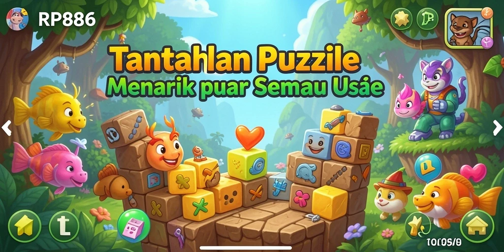 Tampilan gameplay seru dan menantang dalam RP886.