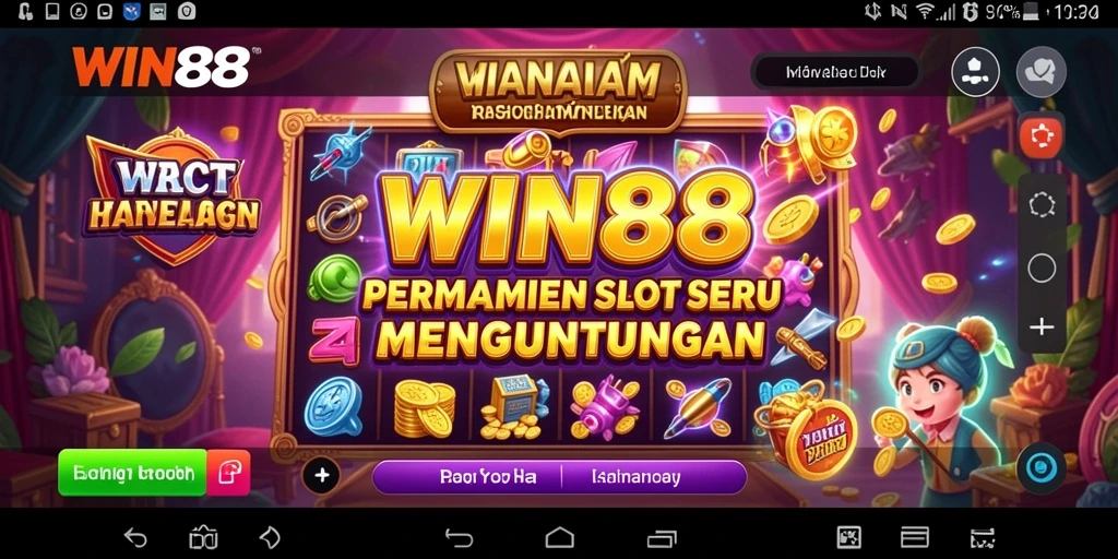 Screenshot utama WIN88 menampilkan gameplay Slot yang menarik.